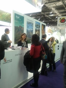 Expositor de Castilla y León en Londres