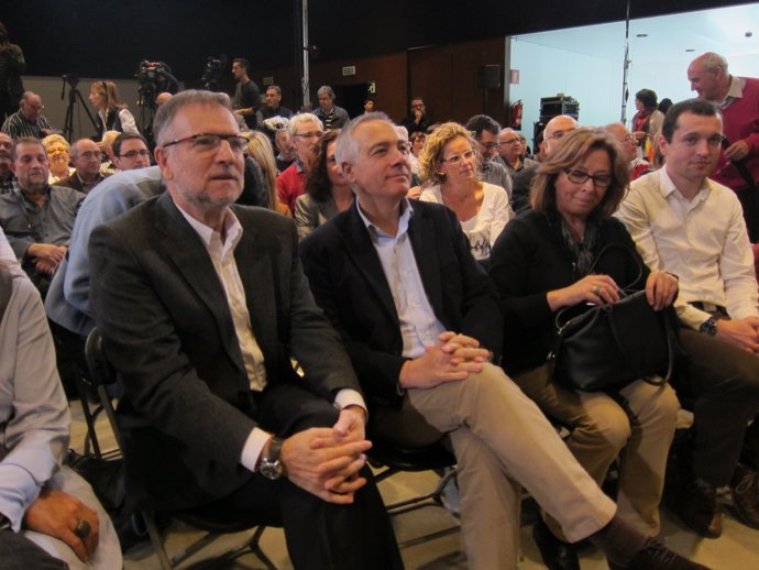 Marcelino Iglesias (PSOE) y Pere Navarro (PSC)