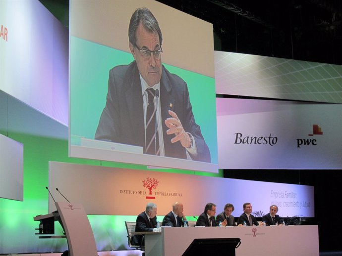 Artur Mas, en el XV Congreso de la Empresa Familiar