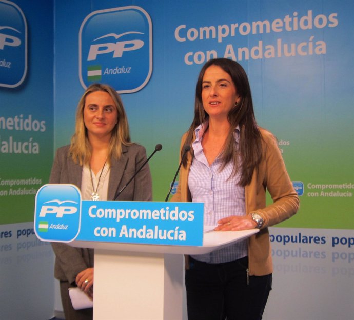 Marifrán Carazo y Arancha Martín, hoy en rueda de prensa