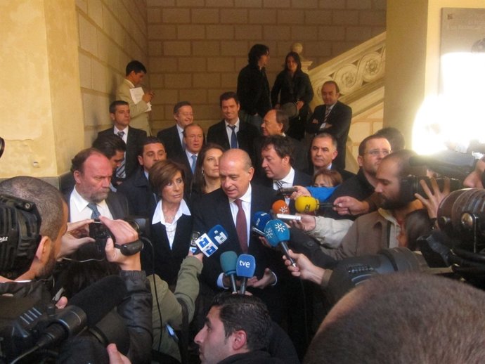 El ministro del Interior, Jorge Fernández Díaz.