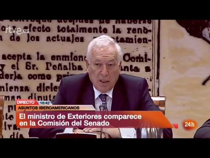 García-Margallo Comparece En La Comisión De Exteriores Del Senado