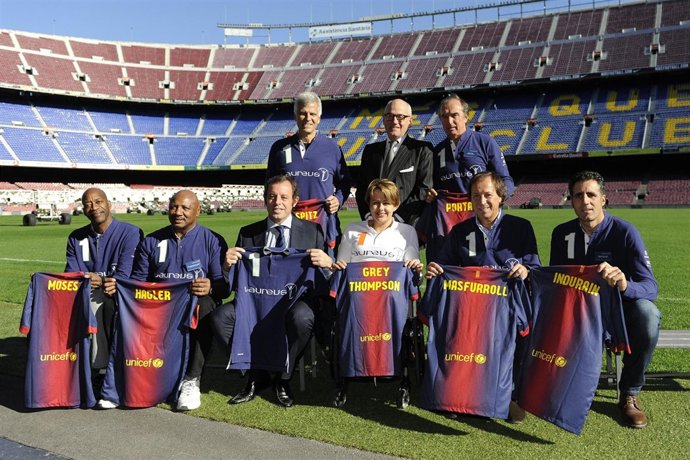 Sandro Rosell, Miguel Indurain, Edwin Moses