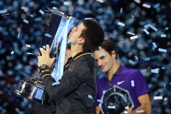 Novak Djokovic Roger Federer Copa Masters Maestros