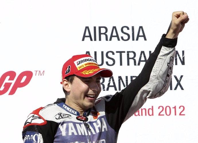 Jorge Lorenzo campeón Mundo MotoGP Australia