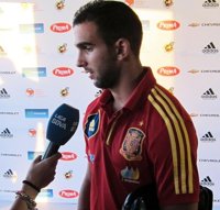 Fútbol/Selección.- Montoya: "Estoy muy contento de estar con la selección, voy a intentar aprender de ellos"