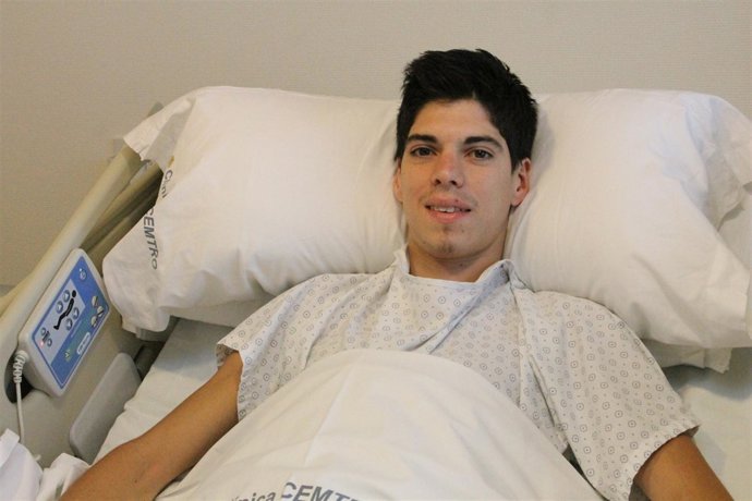 Matías Raúl Lucuix  jugador del Inter Movistar tras la operación 