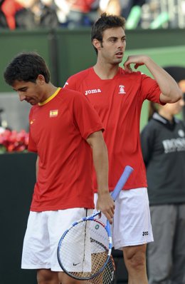 Granollers Y Marc López En La Derrota En El Doble