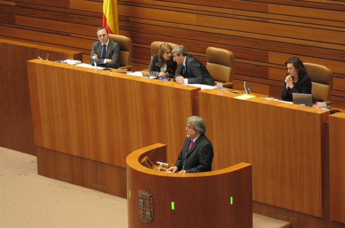 El portavoz del Grupo Mixto en las Cortes, José María González