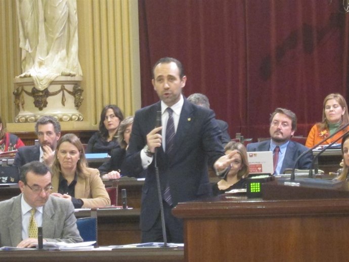 Bauzá en el Parlament