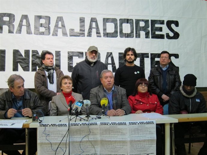 PLATAFORMA INMIGRANTES HUELGA GENERAL 14N 