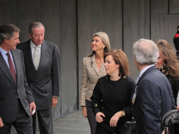 La vicepresidenta del Gobierno, Soraya Sáenz de Santamaría en Barcelona