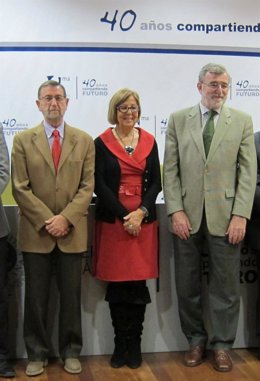 Manuel Gracia, Adelaida de la Calle y José Manuel Roldán