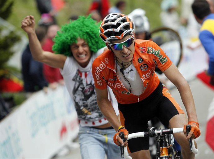 Igor Antón En La Subida Al Zoncolán