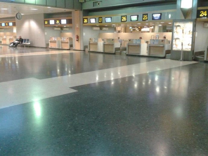 Imagen Del Aeropuerto De Valencia Facilitada Por CCOO PV.