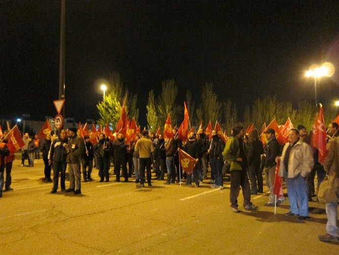 Los sindicatos tachan de "satisfactorio" el seguimiento en Teruel