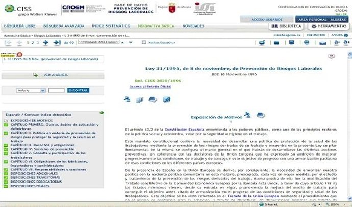 Imagen de la base de datos