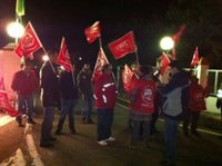 MCA-UGT cifra el seguimiento en "casi la totalidad" de trabajadores de infraestructuras y empresas de metal