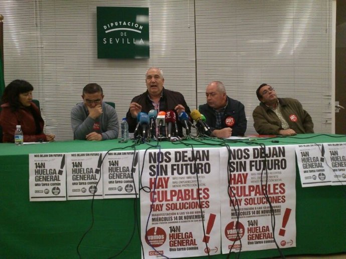 Francisco Carbonero y Manuel Pastrana, en rueda de prensa por el 14N 