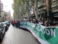 UGT estima entre el 75 y el 80% el seguimiento de la huelga en la Región de Murcia
