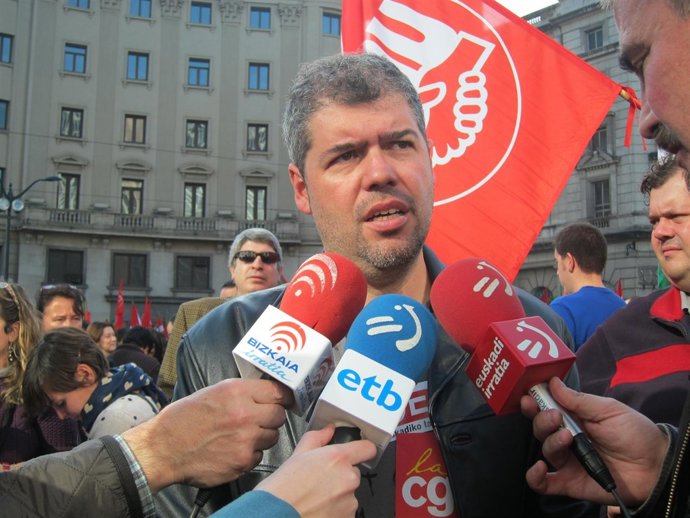 El secretario general de CC.OO. Euskadi, Unai Sordo.