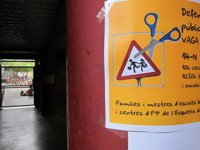 Gran parte de los alumnos de escuelas e institutos catalanes no han ido a clase