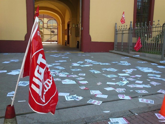Escasa afluencia de trabajadores a las instalaciones de la Diputación.