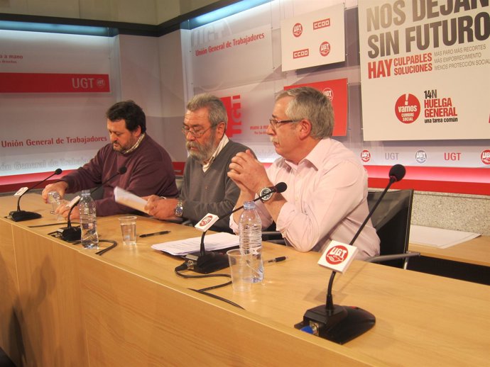 Ignacio Fernández Toxo y Cándido Méndez