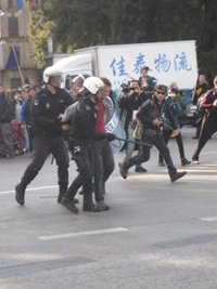 Los dos detenidos en la manifestación de las Avenidas de Palma pasan esta tarde a disposición judicial