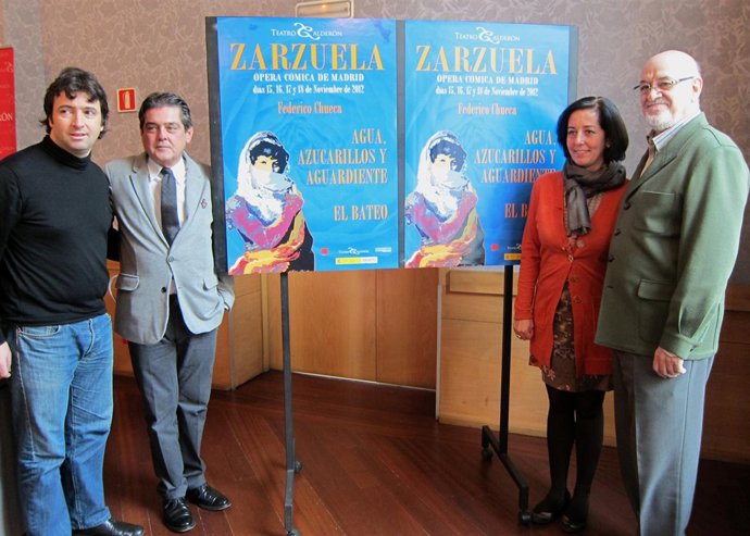 De izq. A drcha. Oliver Díaz,  Viteri, Cantalapiedra y Francisco Matilla