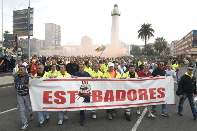 Recurso huelga general de los estibadores canarios
