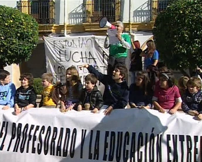 Manifestación por educación Mérida 14-N