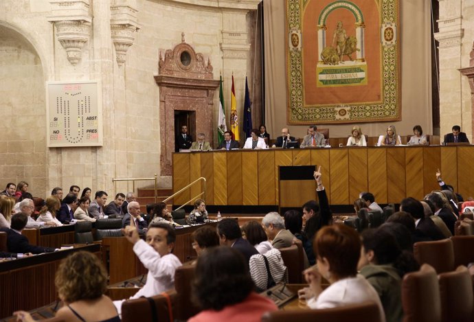 Votación En El Pleno Del Parlamento Andaluz