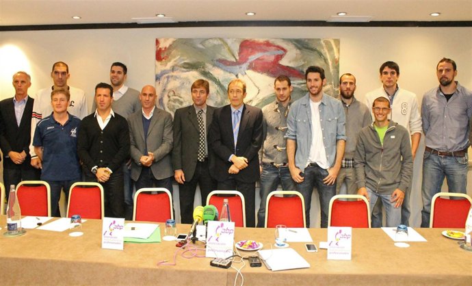 Felipe Reyes Luis Rubiales José Llorente Rudy Fernández Sergio Rodríguez  ABP 