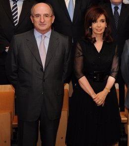 Brufau (Repsol) con Cristina Fernández de Kirchner