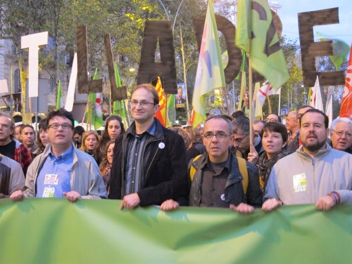 J.J.Nuet, J.Herrera, J.Coscubiela, J.Mena (ICV-EUiA)