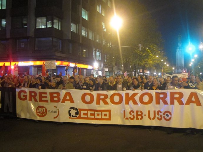 Manifestación de Bilbao