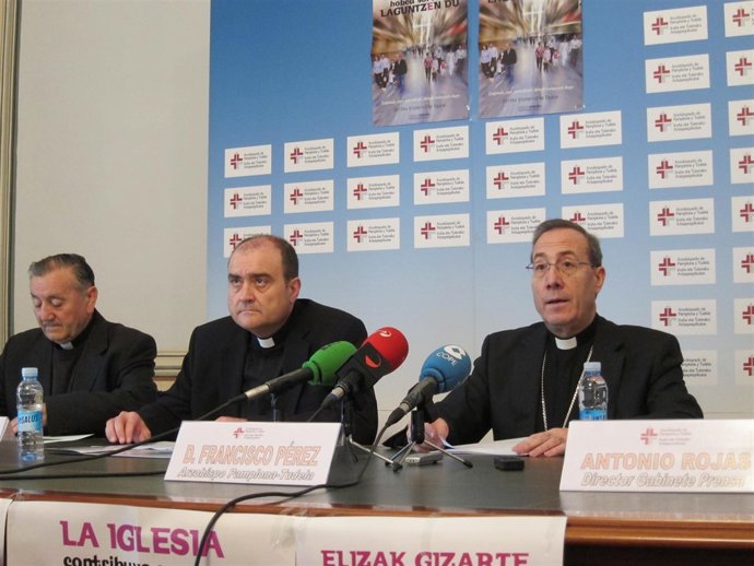 Félix García de Eulate, Francisco Javier Aizpún, y Francisco Pérez.