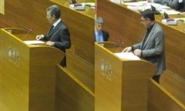 Torres Y Morera Intervienen En La Sesión De Control A Fabra