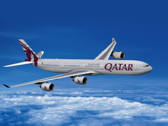 Avión de Qatar Airways