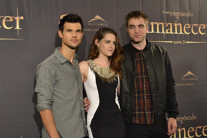 Taylor Lautner, Kristen Stewart y Robert Pattinson