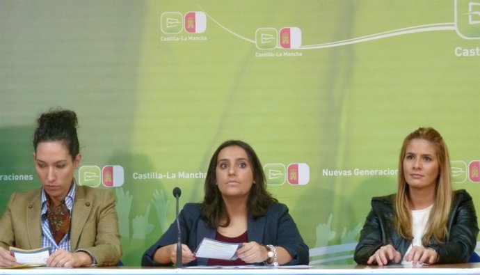 Beatriz Jurado NNGG del PP y Cristina Molina NNGG de Castilla-La Mancha