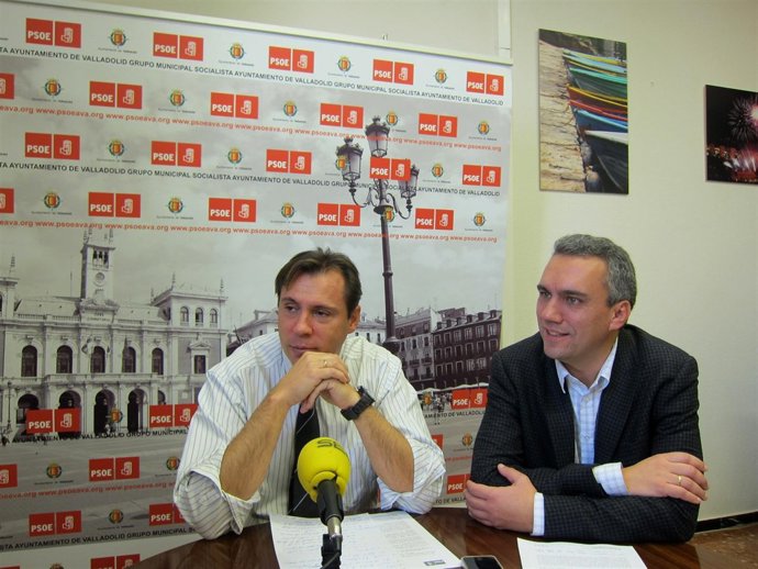 Óscar Puente durante su valoración del informe del Consejo de Cuentas 