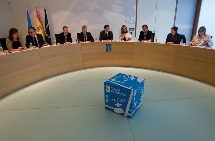 Alberto Núñez Feijóo preside la reunión del Consello de la Xunta