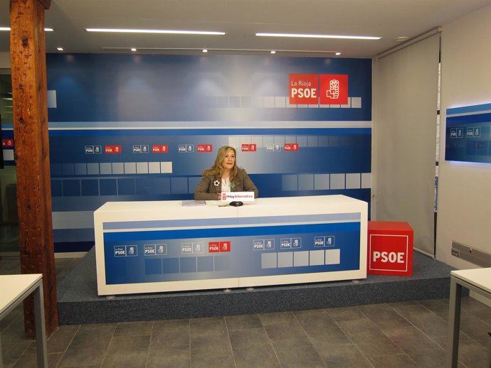 La diputada del PSOE en La Rioja, Emilia Fernández