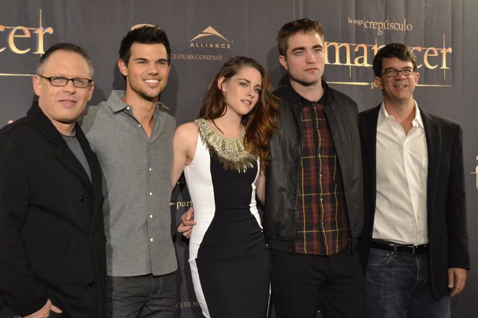 Kristen Stewart, Robert Pattinson y Taylor Lautner