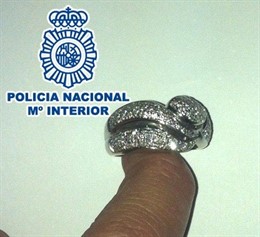 Imagen de una de las piezas recuperadas