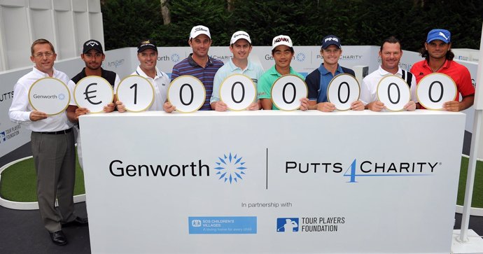 Golfistas celebran el éxito de la iniciativa 'Putts4Charity'