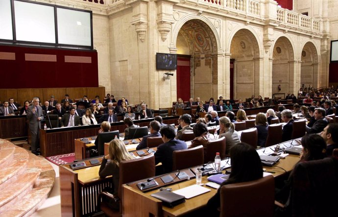 Imagen Pleno del Parlamento andaluz
