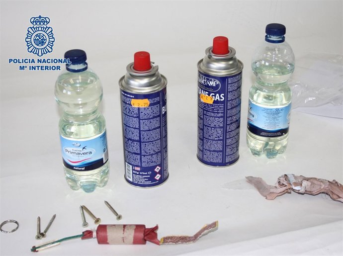 Explosivos en Madrid huelga